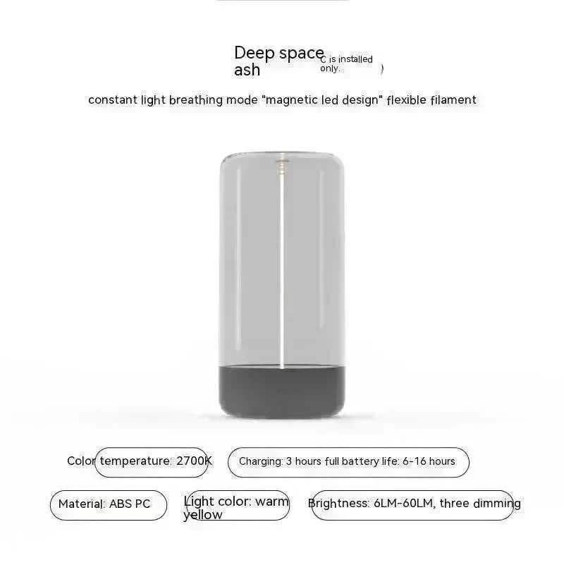 New LED Camping Light Type-c Rechargeable Portable Night Light With High Transparency And Anti Drop Creative Atmosphere Light - EX-STOCK CANADA