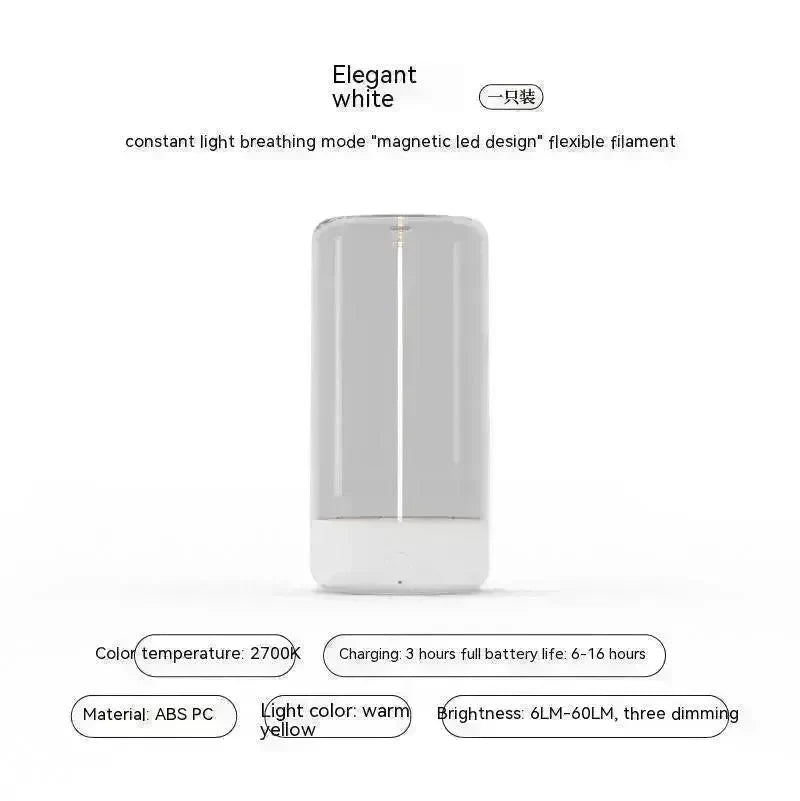 New LED Camping Light Type-c Rechargeable Portable Night Light With High Transparency And Anti Drop Creative Atmosphere Light - EX-STOCK CANADA