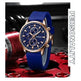 New Men's Silicone Strap Six-pin Steel Strap Business Casual Watch for Men - EX-STOCK Canada