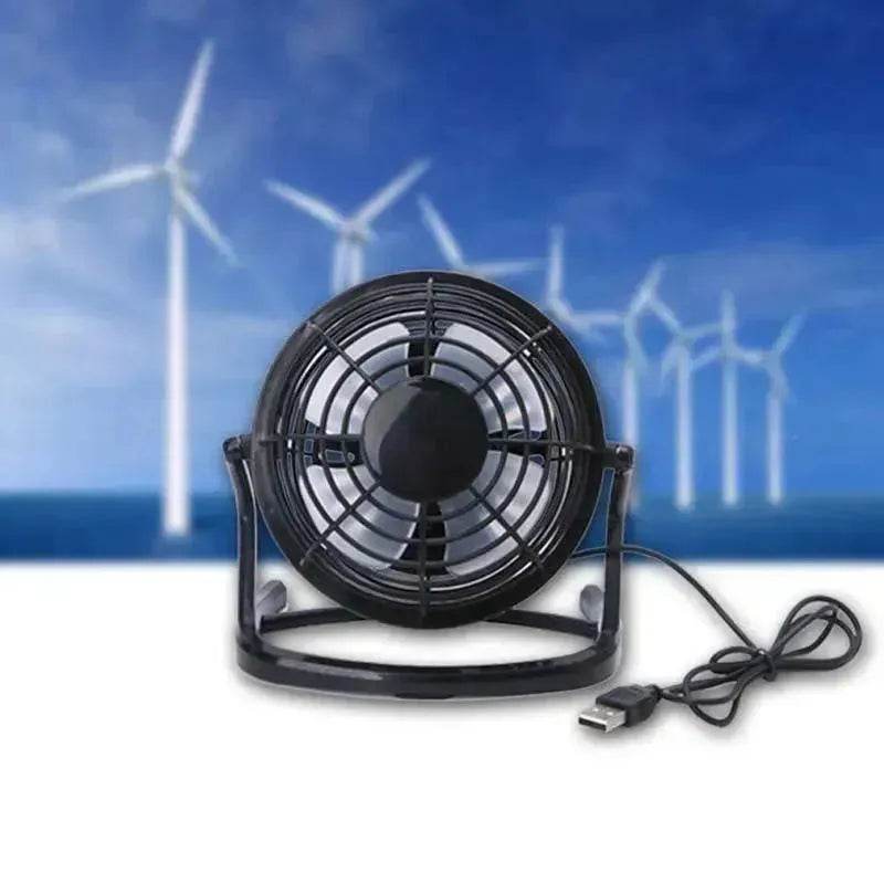 New Mini Portable Super Mute USB Fan Desk Cooling Laptop Notebook PC Fan Cooler Drop Shipping - EX-STOCK Canada