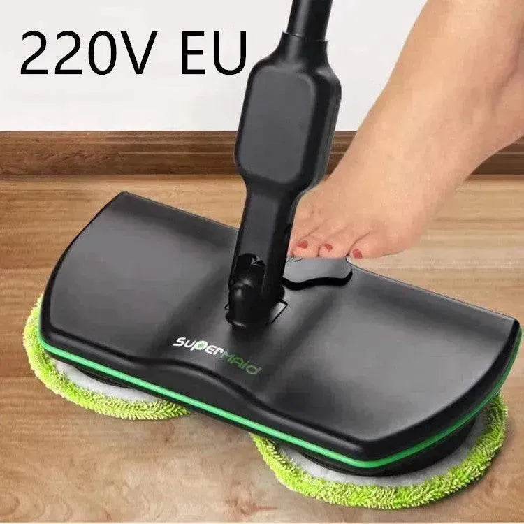 New TV Wireless Intelligent Electric Mop Portable Detachable 360 Degree Rotary Cleaning Cloth Mop - EX-STOCK Canada