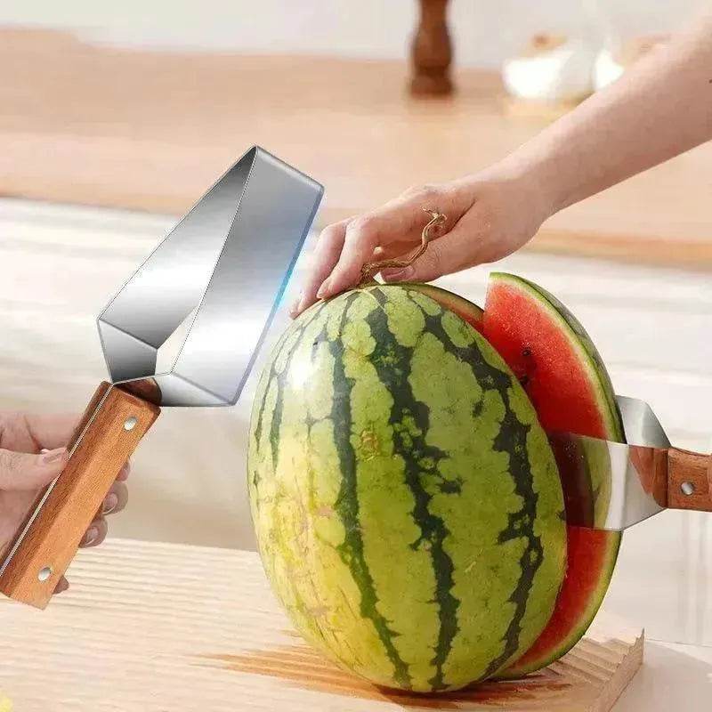 New Watermelon Cutter Slicer Artifact 430 Stainless Steel Watermelon Slicer Cutter Kitchen Gadgets - EX-STOCK Canada