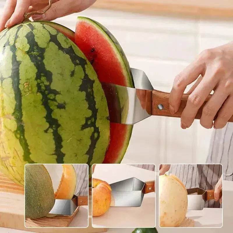 New Watermelon Cutter Slicer Artifact 430 Stainless Steel Watermelon Slicer Cutter Kitchen Gadgets - EX-STOCK Canada