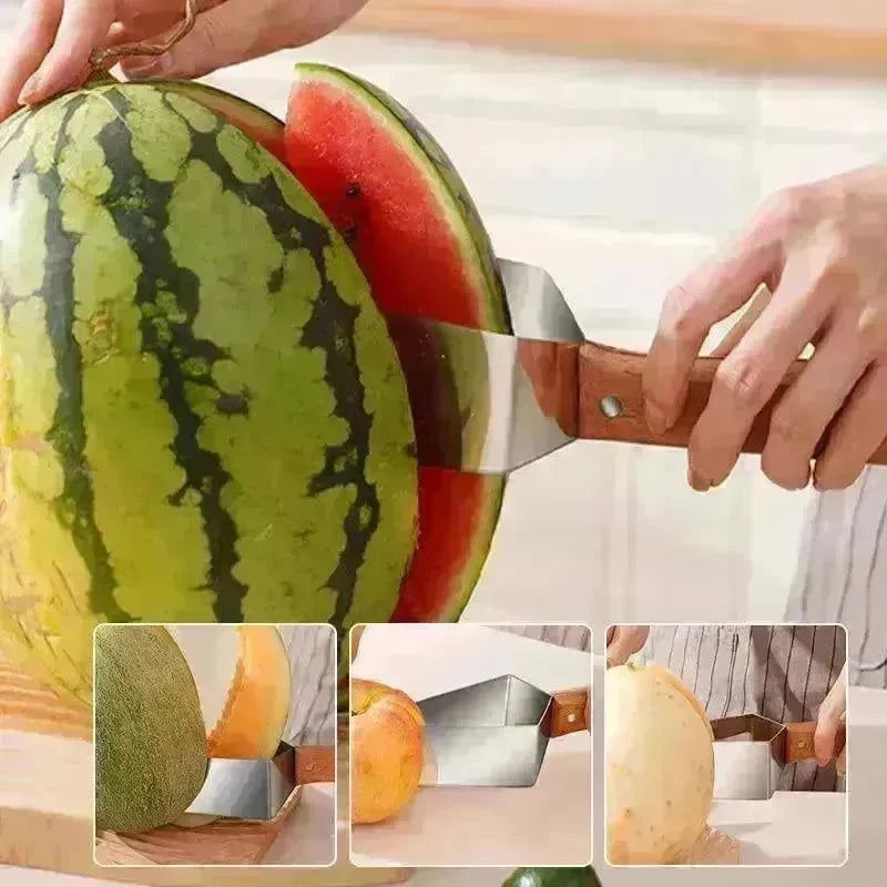 New Watermelon Cutter Slicer Artifact 430 Stainless Steel Watermelon Slicer Cutter Kitchen Gadgets - EX-STOCK CANADA