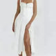 New Women's Floral Print Dress With Straps - EX-STOCK CANADA
