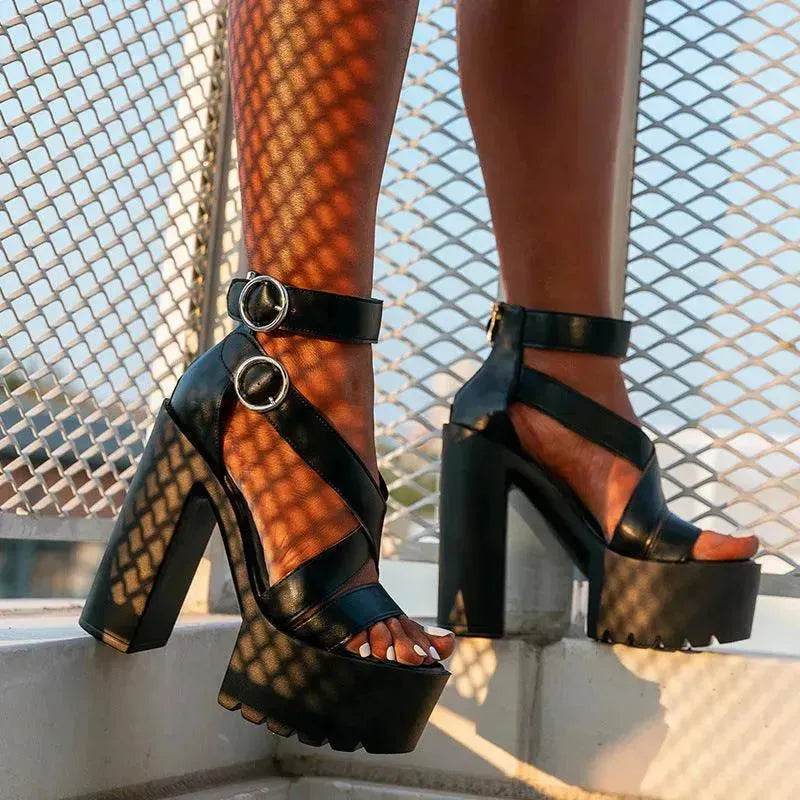 New Women's Shoes With Thick Soles And High Heels - EX-STOCK Canada