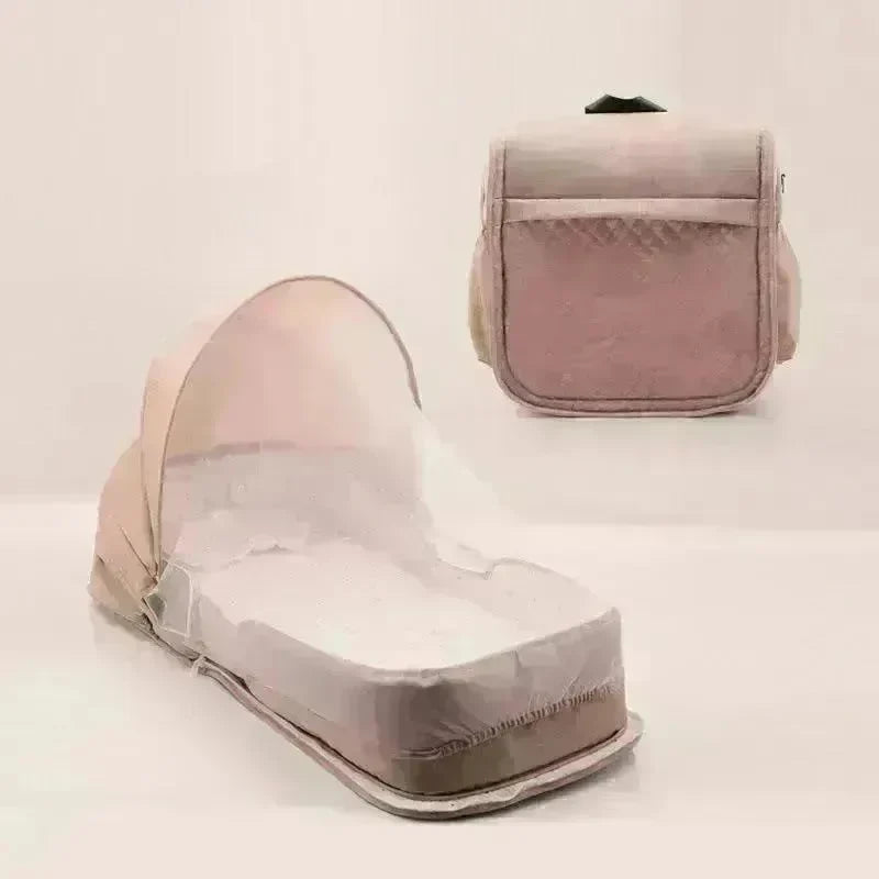 Newborn Baby Crib Foldable And Portable Mobile Backpack - EX-STOCK CANADA
