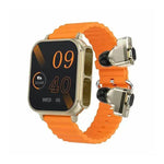 NFC Earphone Smart Watch Two-in-one Sitting Heart Rate Health Monitoring Multi-Language Support Smart Watch - EX-STOCK Canada