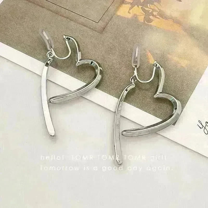 Niche Design Dual-wear Mosquito Coil Ear Clip Female Non-piercing Earrings - EX-STOCK CANADA