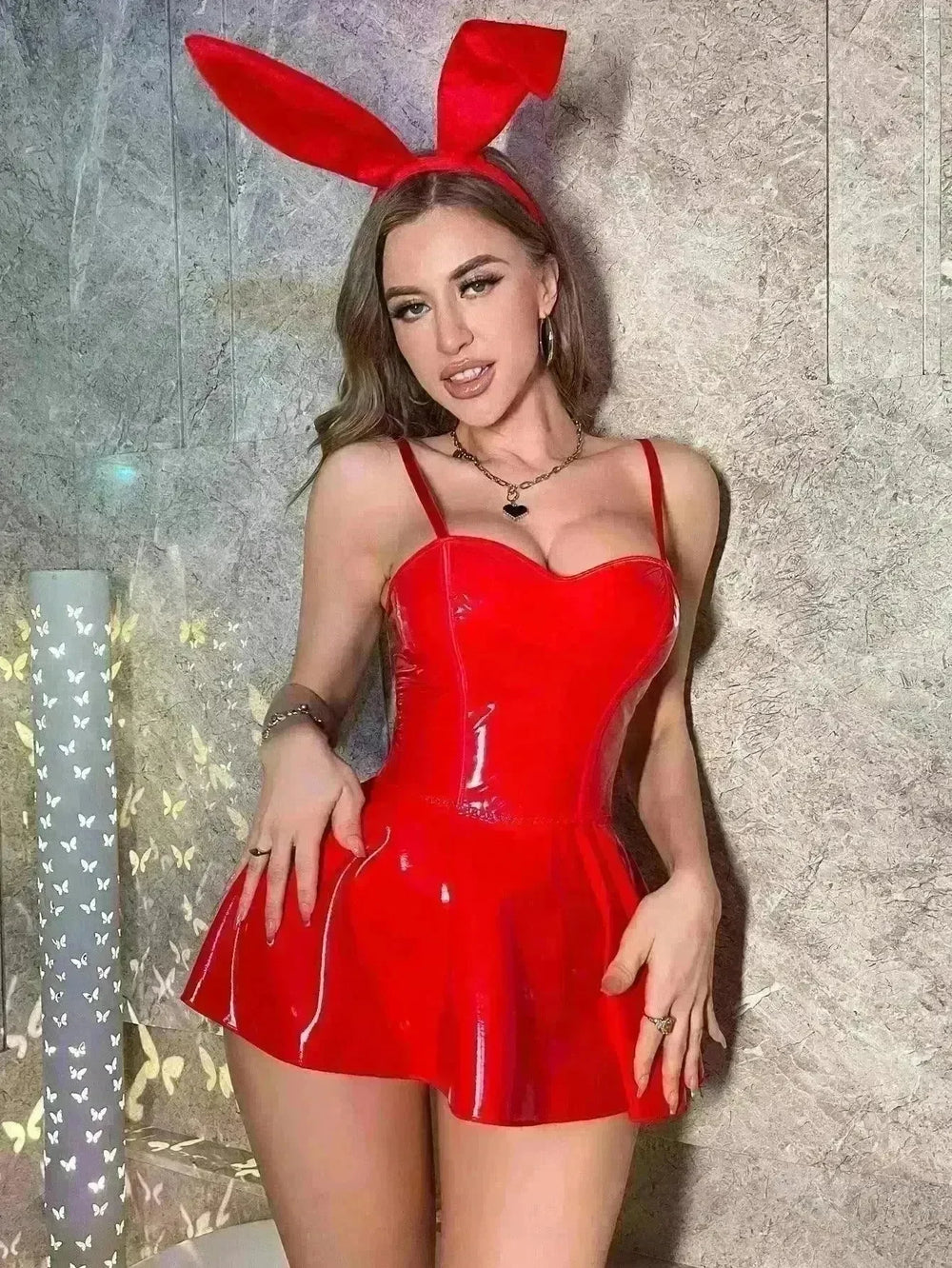 Nightclub Sexy Corset Dress Corset Bunny Ball Gown - EX-STOCK CANADA