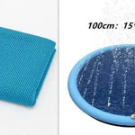 Non-Slip Splash Pad For Kids And Pet Dog Pool Summer Outdoor Water Toys Fun Backyard Fountain Play Mat - EX-STOCK Canada
