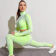 Nylon Quick-drying Long-sleeved Yoga Fitness Gym Suit - EX-STOCK Canada