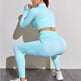 Nylon Quick-drying Long-sleeved Yoga Fitness Gym Suit - EX-STOCK Canada