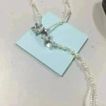Ocean Style Pearl Elastic Anklet - EX-STOCK CANADA