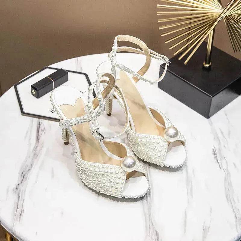Office Banquet Fish Mouth Wedding Shoes High Heels - EX-STOCK Canada