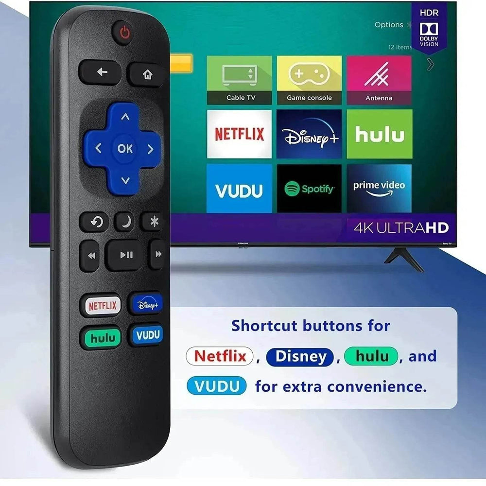 Onn Sharp RCA Westinghouse Roku TV Remote Control - EX-STOCK Canada