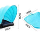 Outdoor Sunproof Fold Beach Umbrella - EX-STOCK Canada