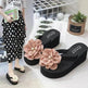 Outer Wear Flat Beach Shoes Flower Sandals - EX-STOCK Canada