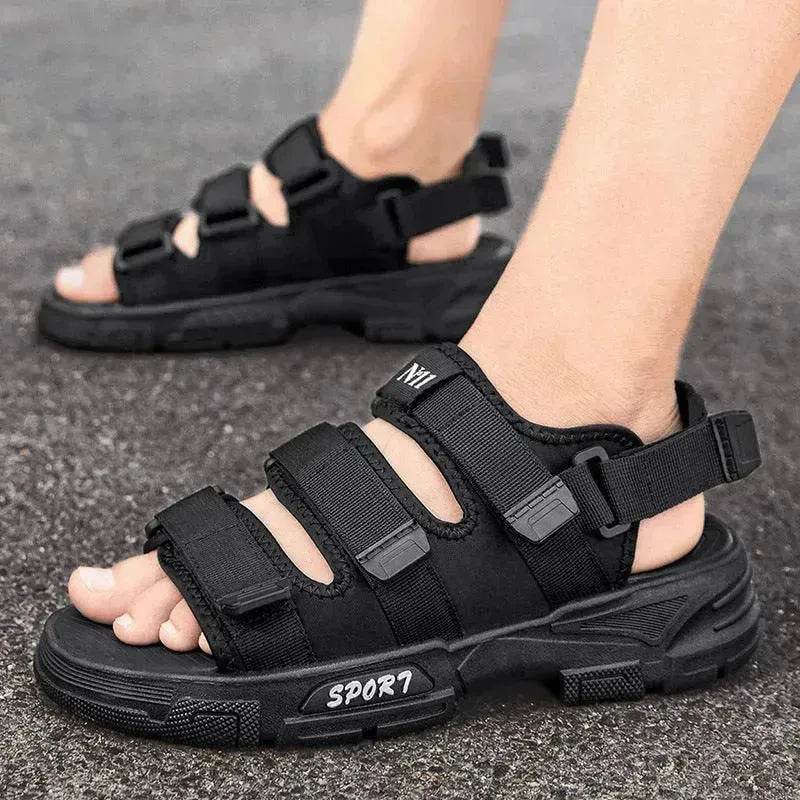 Outer Wear Sandals Men's Vietnamese Thick-soled Anti-slip Beach Shoes - EX-STOCK Canada