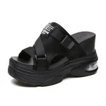 Outer Wear Thick-soled Comfortable Indoor White Non-slip Beach All-match Casual Red Slippers - EX-STOCK Canada