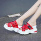 Outer Wear Thick-soled Comfortable Indoor White Non-slip Beach All-match Casual Red Slippers - EX-STOCK Canada