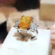 Overturn Stone Inlay Powder Rhinestone Ring - EX-STOCK CANADA