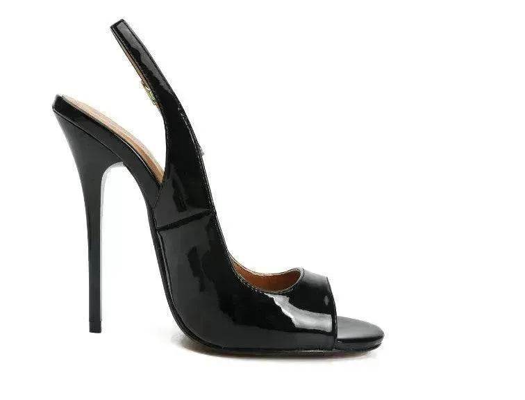 Painted heel Buckle sandals - EX-STOCK Canada