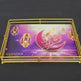 Painted Islamic Ramadan Iron Serving Tray - EX-STOCK CANADA