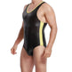 Patent leather one-piece gym suit - EX-STOCK Canada