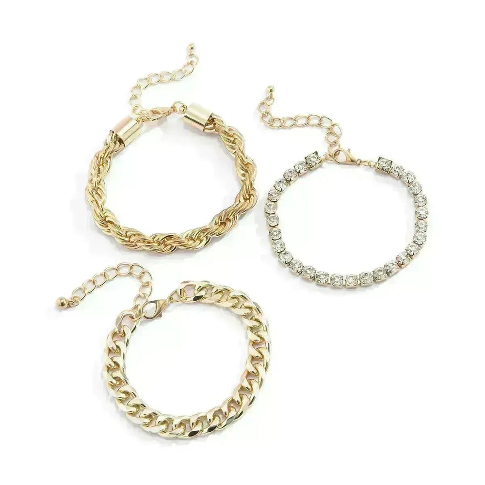 Personality Cold Wind Geometric Suit Jewelry Women - EX-STOCK CANADA