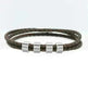 Personalized Beads Stainless steel engraved woven Hand Rope bracelet - EX-STOCK CANADA