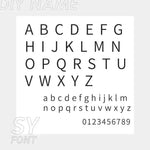 Personalized Custom 316L Stainless Steel Jewelry, English Alphabet Name Anklet - EX-STOCK Canada