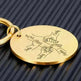 Personalized Father's Day DIY Name stainless steel Keychain - EX-STOCK CANADA