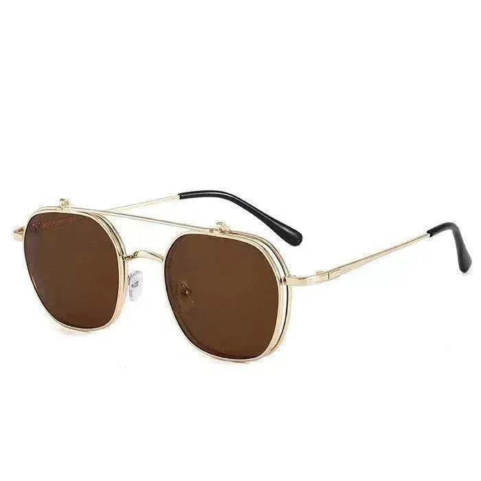 Personalized Flip Dual-use Double-layer Sunglasses - EX-STOCK Canada