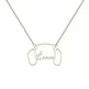 Personalized Stainless Steel DIY Cat And Dog Pet Name Necklace - EX-STOCK CANADA