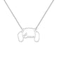 Personalized Stainless Steel DIY Cat And Dog Pet Name Necklace - EX-STOCK CANADA