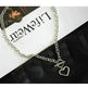 Personalized Thick Chain Ins Wind Love Clavicle Necklace Choker Niche Design Trend Necklace For Women - EX-STOCK CANADA