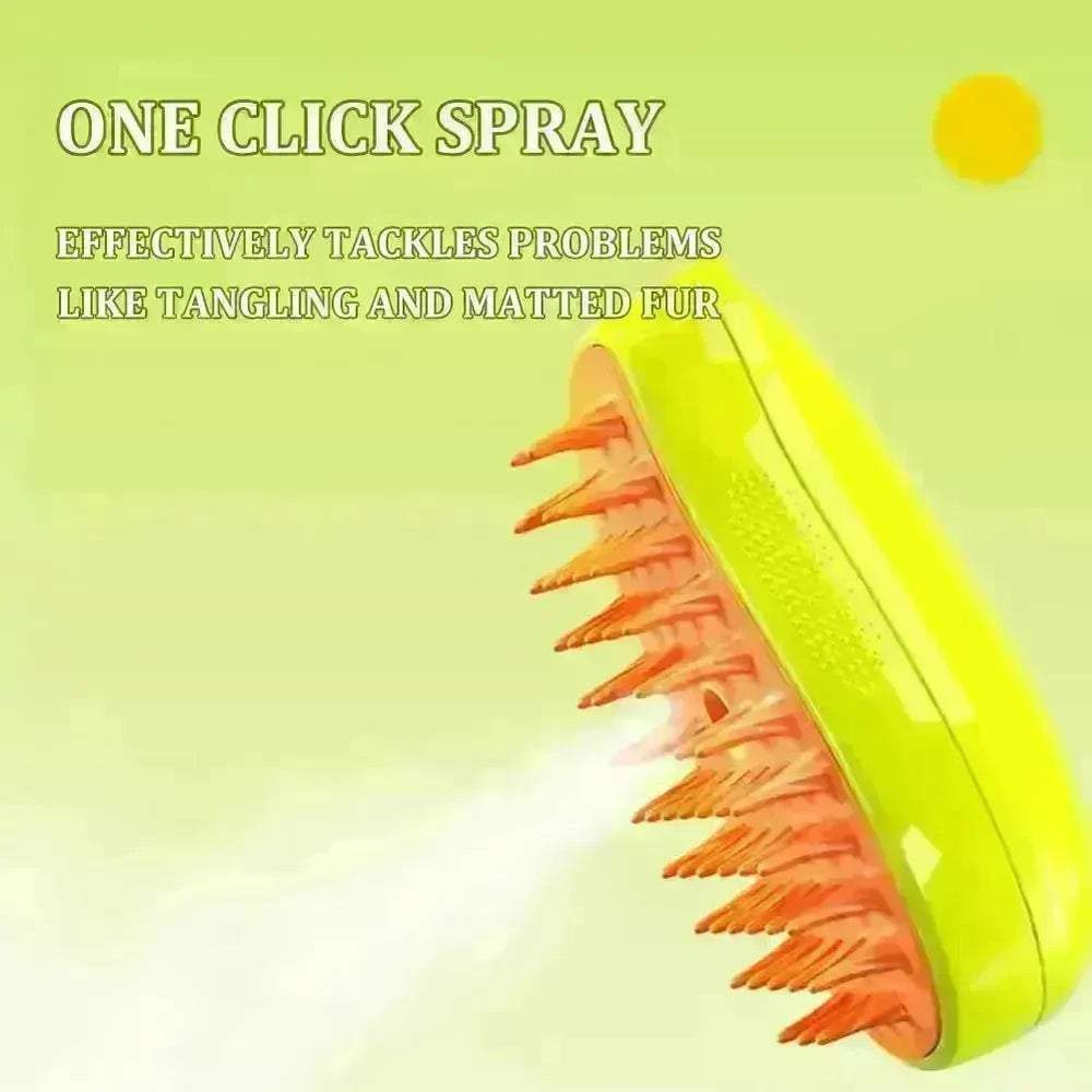 Pet Electric Spray Massage Comb Steam Brush - EX-STOCK CANADA