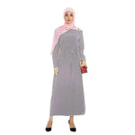 Plain Color Simple Saudi Arabian Arab Dress - EX-STOCK CANADA