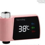 Plastic Visual Shower Faucet No Power Consumption Water Thermometer Bath - EX-STOCK Canada