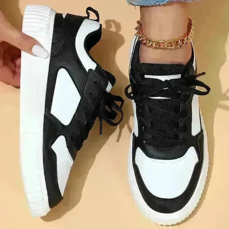 Platform Fashion Lace-up Casual Sneaker Soft Bottom Comfortable - EX-STOCK CANADA