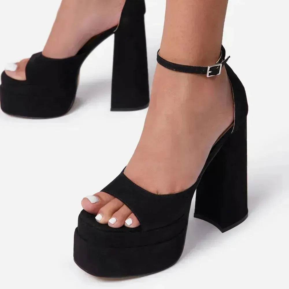 Platform Super High Heel Fish Mouth Sandals for Women - EX-STOCK Canada