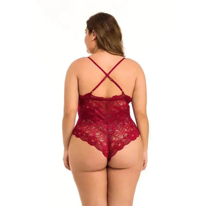 Plus Size Lace Mesh Lingerie - EX-STOCK Canada
