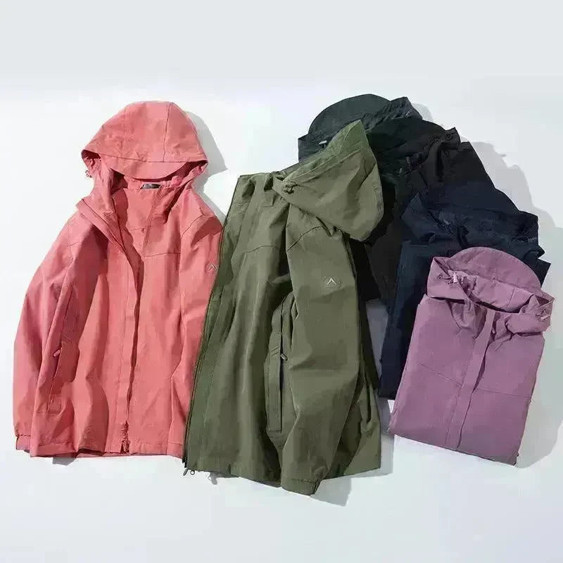 Plus Size Shell Jacket Windproof Waterproof Mountaineering Suit Coat - EX-STOCK CANADA