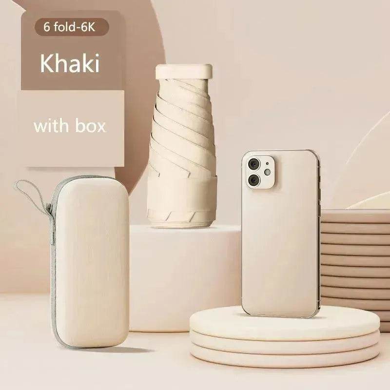 Pocket Umbrella Mini Sun Umbrella Sunny And Rainy Sun Umbrella - EX-STOCK Canada