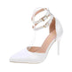 Pointed Stiletto Heels Ankle-strap Shoes Women Sandals - EX-STOCK Canada