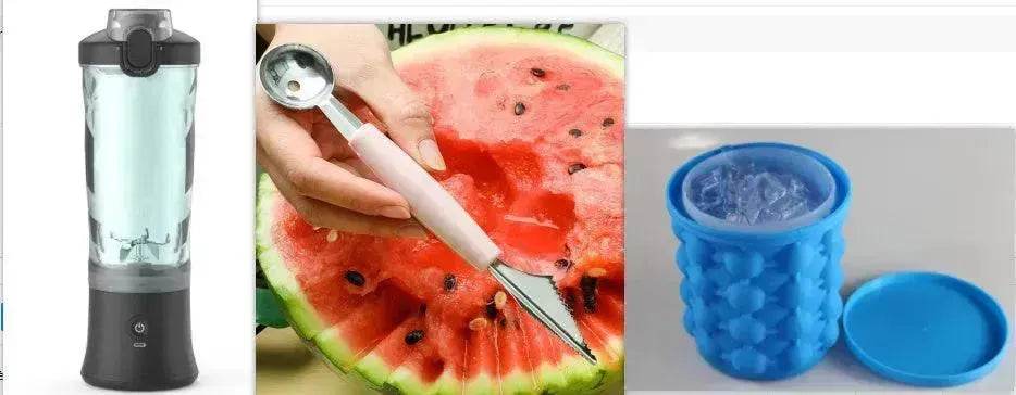 Portable Blender Juicer Personal Size Blender For Shakes And Smoothies With 6 Blade Mini Blender Kitchen Gadgets - EX-STOCK Canada