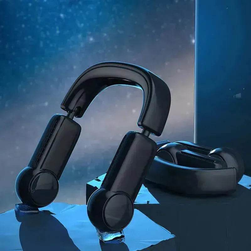 Portable Mini Neck Fan Portable Bladeless Fan USB Rechargeable Leafless Hanging Fans Air Cooler Cooling Wearable Neckband Fans - EX-STOCK Canada