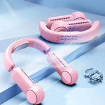 Portable Mini Neck Fan Portable Bladeless Fan USB Rechargeable Leafless Hanging Fans Air Cooler Cooling Wearable Neckband Fans - EX-STOCK Canada