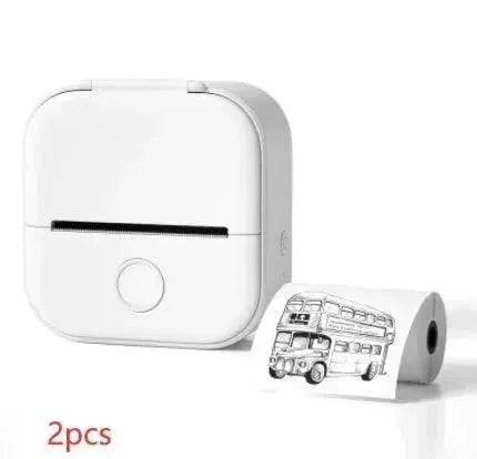 Portable Mini Thermal Label Printer Home Photo Printer Student Wrong Question Printer Bluetooth Mini Label Printer Price Tag - EX-STOCK Canada